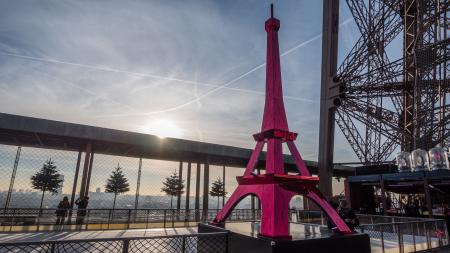 Eiffel Tower ice-skating rink